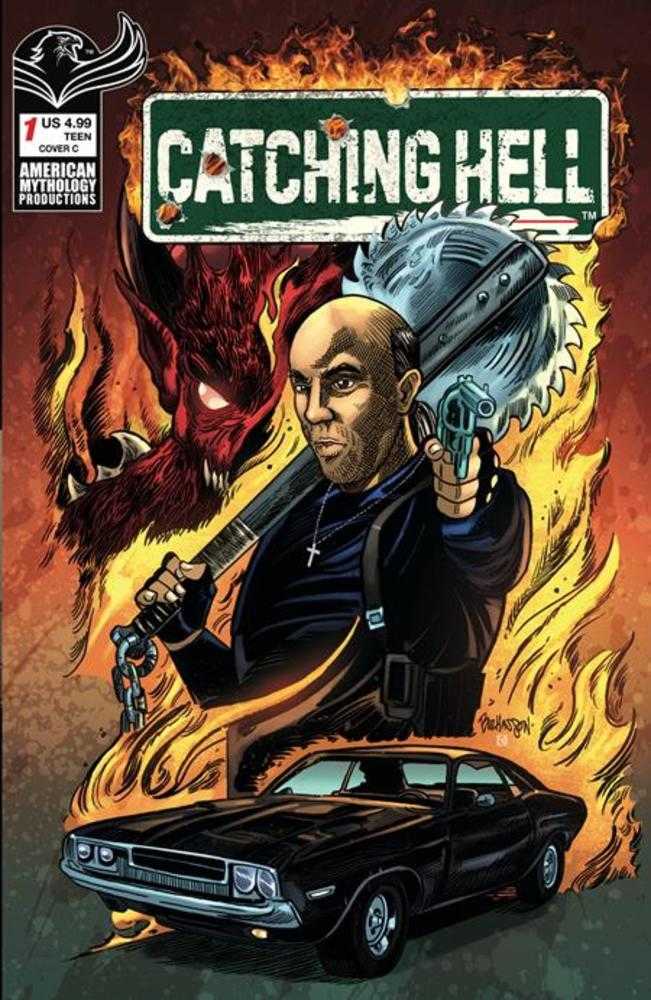 Catching Hell Feat Reggie Bannister #1 Cover C Buz Hasson Variant