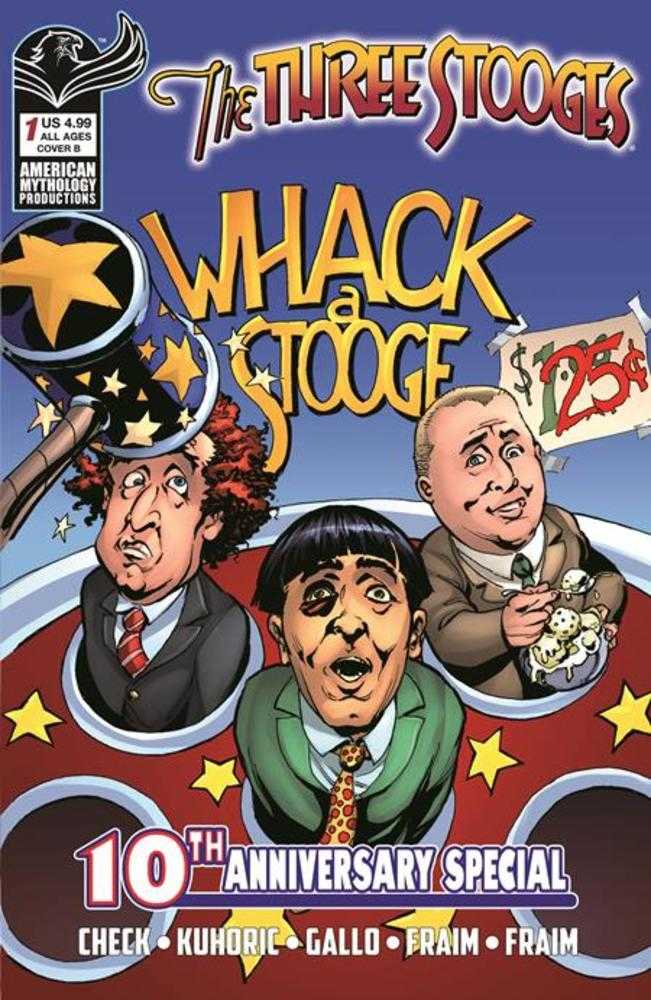 Three Stooges American Mythology 10th Anniversary #1 Cover B Greg Larocque Variant