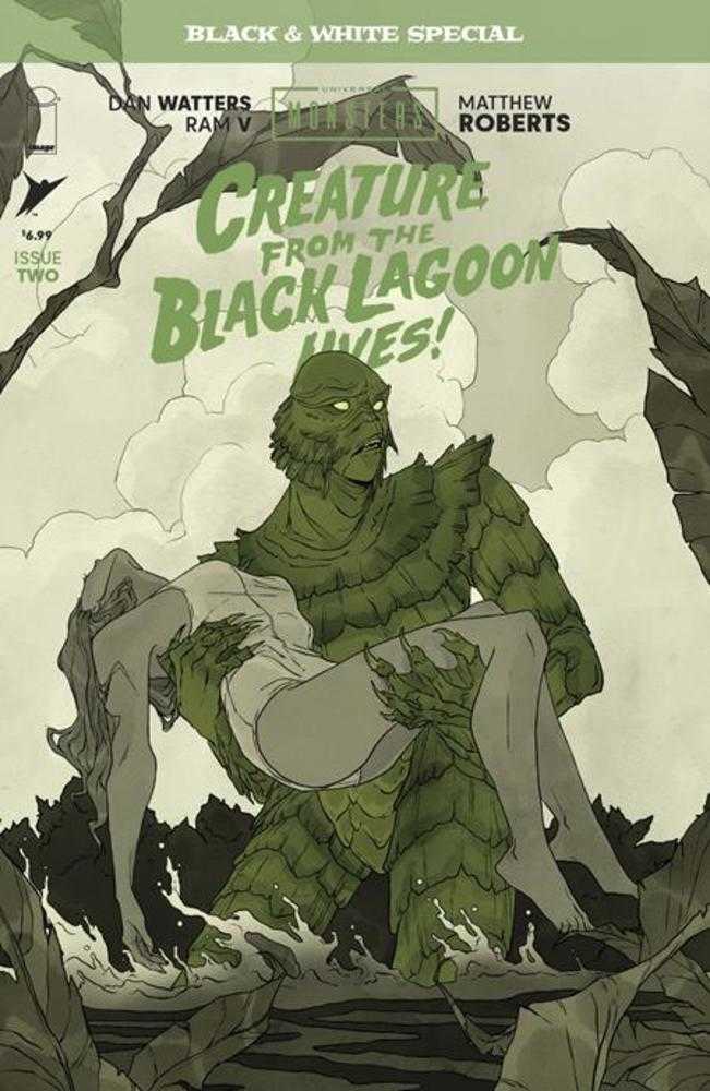 Universal Monsters: Creature from the Black Lagoon Lives Black & White Special #2 (Of 2) Cover B Abigail Larson Variant