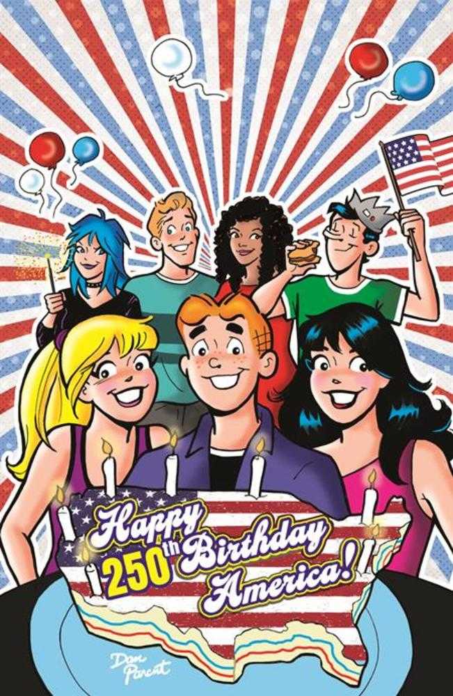 Archie Comics Celebrates Americas 250th (One Shot) Cover D Dan Parent Foil Virgin Variant