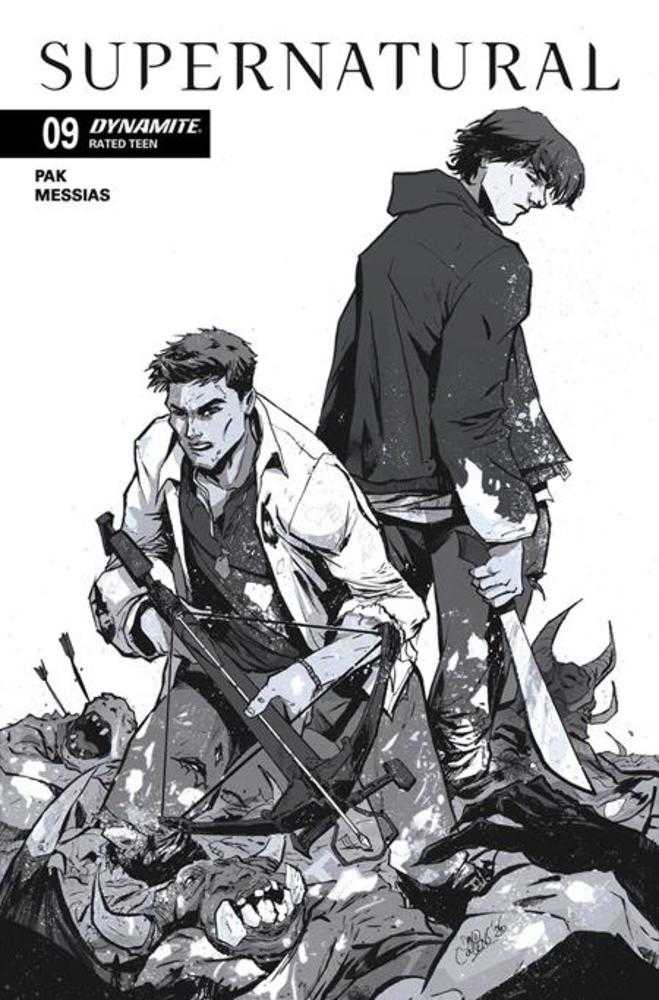 Supernatural #9 Cover G Inc 1:10 David Cousens Line Art Variant
