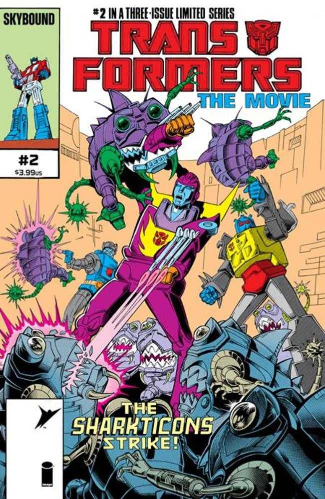 The Transformers The Movie 40th Anniversary Edition #2 (Of 3) Cover B Don Perlin & Ian Akin & Brian Garvey Variant