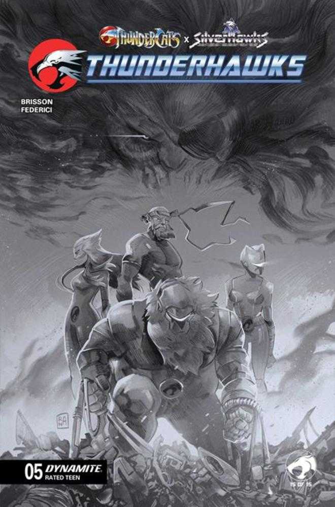 Thundercats X Silverhawks Thunderhawks #5 Cover G Inc 1:10 Alessandro Ranaldi Line Art Variant