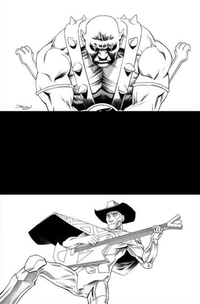 Thundercats X Silverhawks #4 Cover M Inc 1:7 Declan Shalvey Line Art Virgin Variant