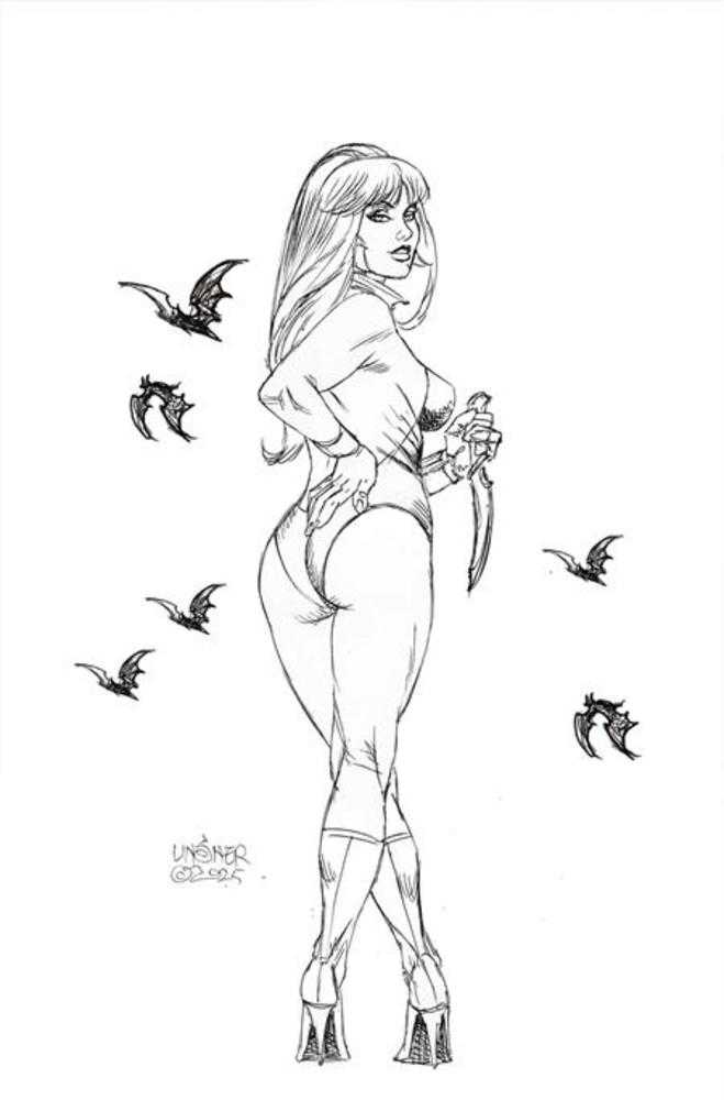 Vampirella (2026) #4 Cover O Inc 1:10 Joseph Michael Linsner Line Art Virgin Variant