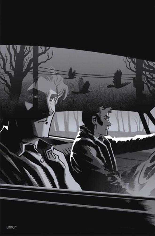 Supernatural #9 Cover K Inc 1:5 John Amor Line Art Virgin Variant