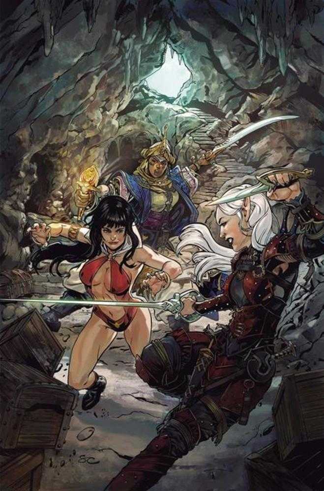 Pathfinder / Vampirella: Blade of Darkness #1 Cover J Inc 1:20 Steven Cummings Virgin Variant