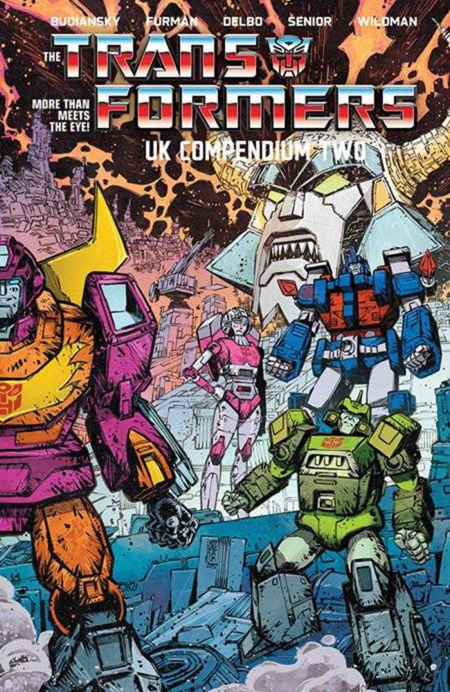 Transformers UK Compendium TPB Book 02 Jorge Corona & Mike Spicer Cover