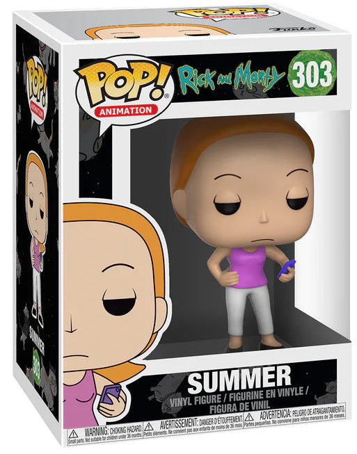 Pop! Animation: Rick & Morty Summer Vinyl Figure