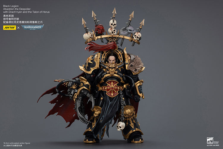 JOYTOY Warhammer 40K: Chaos Space Marines - Black Legion Abaddon the Despoiler Action Figure