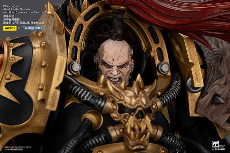 JOYTOY Warhammer 40K: Chaos Space Marines - Black Legion Abaddon the Despoiler Action Figure