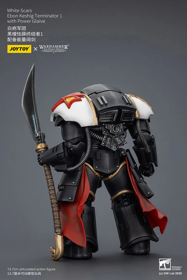 White Scars Ebon Keshig Terminator 1 with Power Glaive