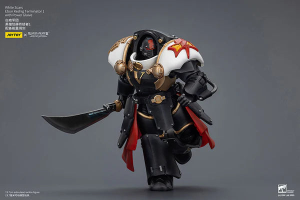White Scars Ebon Keshig Terminator 1 with Power Glaive
