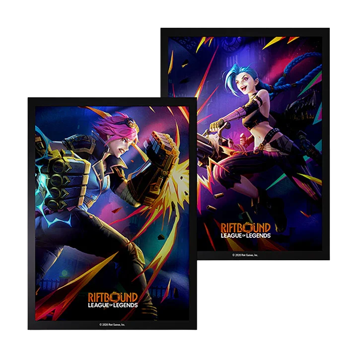 Riftbound: League of Legends - Vendetta Vi Vs Jinx Art Sleeves