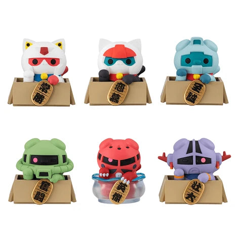 MEGA CAT PROJECT MOBILE SUIT GUNDAM NYANDAM LUCKYCAT set with gift
