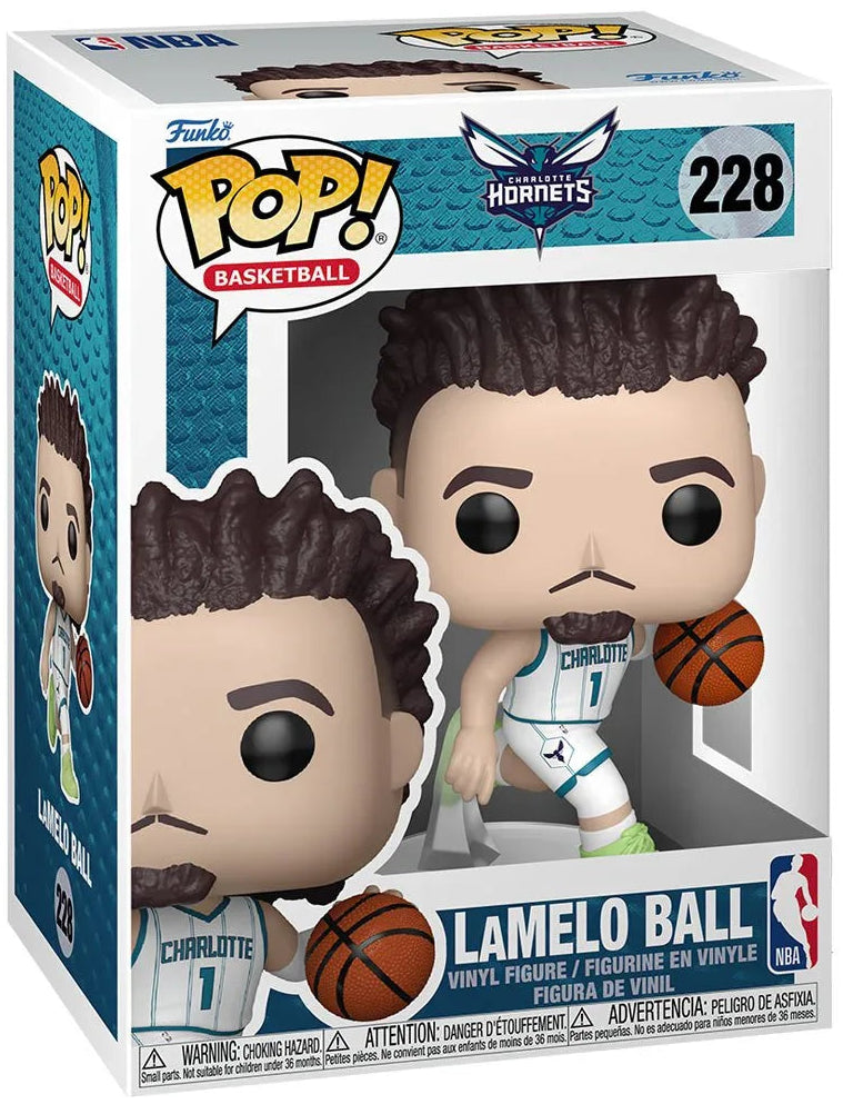 Pop! Basketball: NBA Charlotte Hornets Lamelo Ball (Home) Vinyl Figure