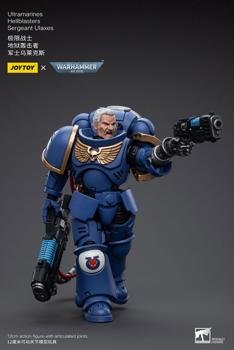 WARHAMMER 40K - JOYTOY - ULTRAMARINES - HELLBLASTERS SERGEANT ULAXES