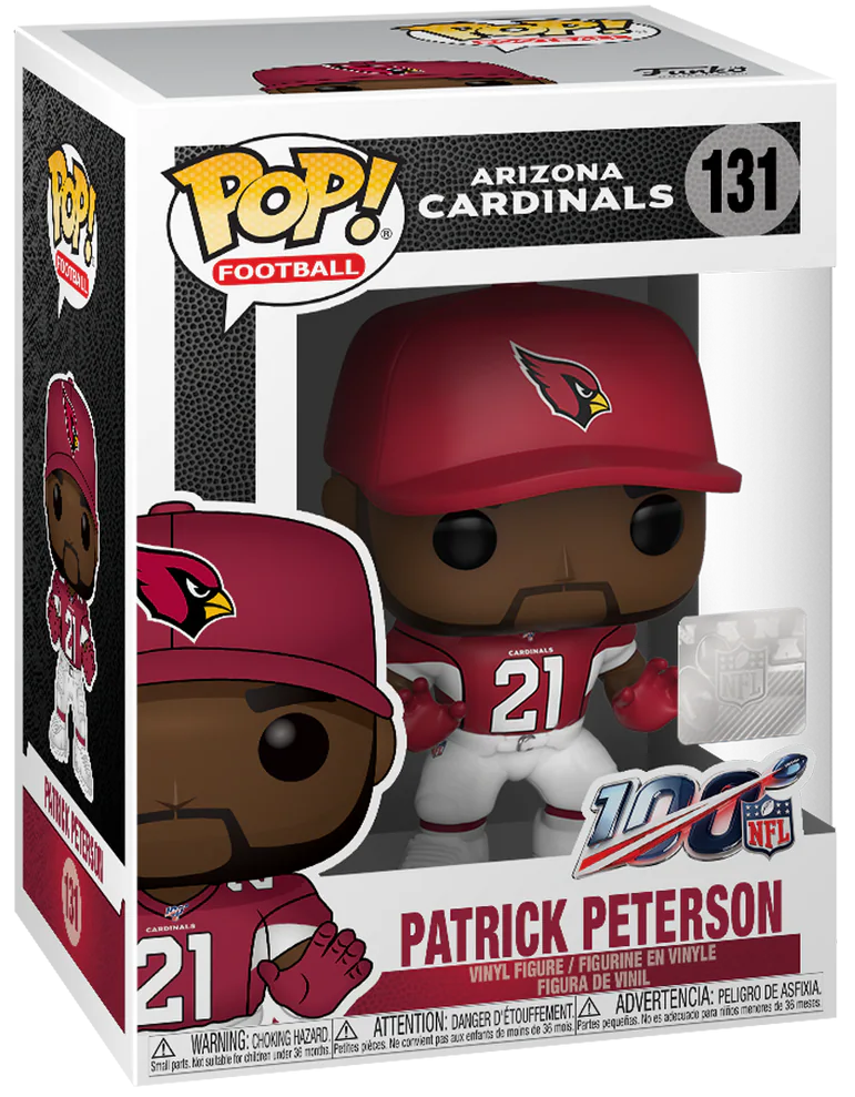 Pop! Football: NFL Arizona Cardinals Patrick Peterson (Home) Vinyl Figure