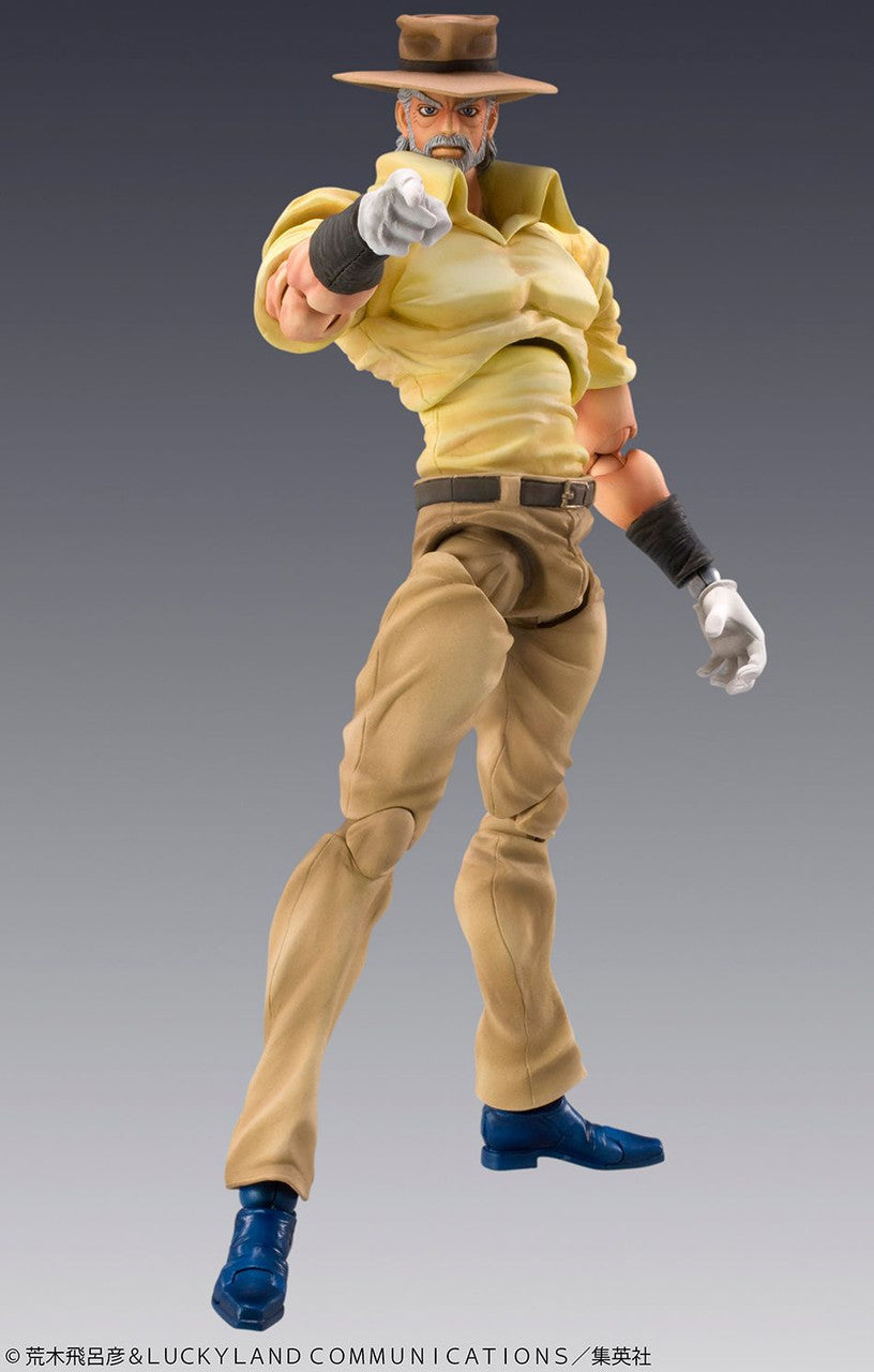 Medicos Super Action Statue: Jojo's Bizarre Adventure Joseph Joestar & Iggy Action Figure
