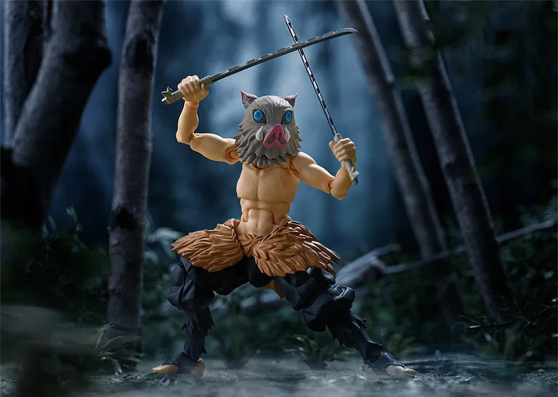 Figma - Demon Slayer: Kimetsu no Yaiba Inosuke Hashibira Figma Action Figure Deluxe Ver.