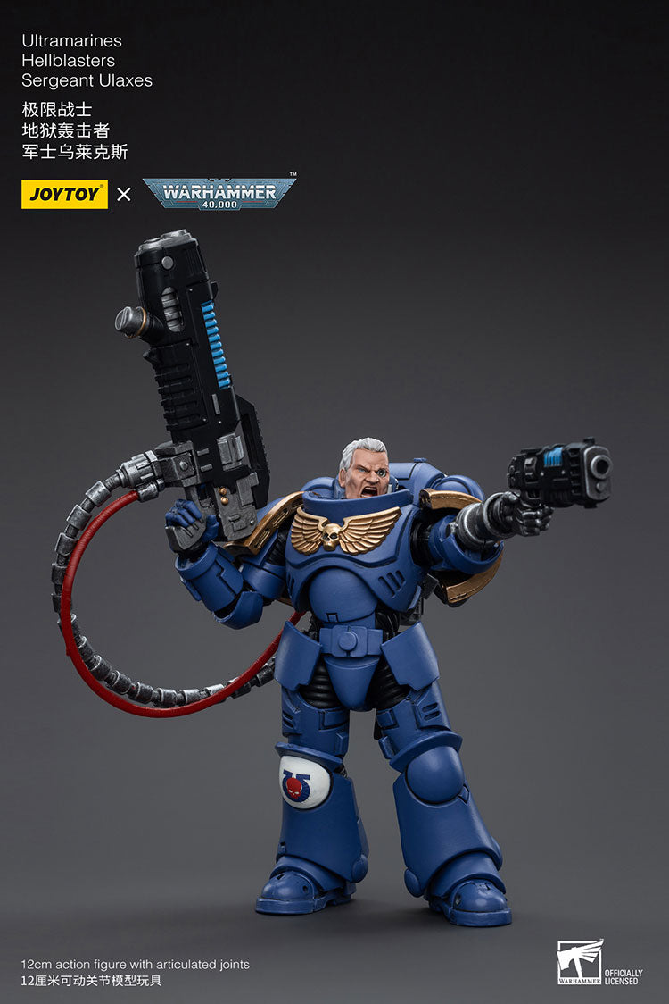 WARHAMMER 40K - JOYTOY - ULTRAMARINES - HELLBLASTERS SERGEANT ULAXES