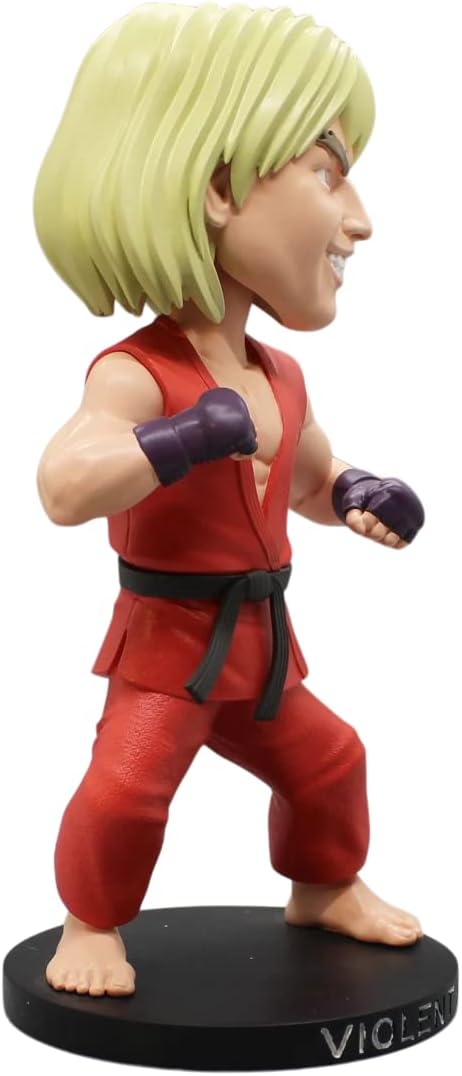Street Fighter Violent Ken Convention Exclusive Polystone Bobblehead