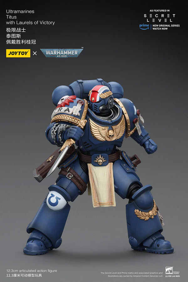Ultramarines Titus with Laurels of Victory