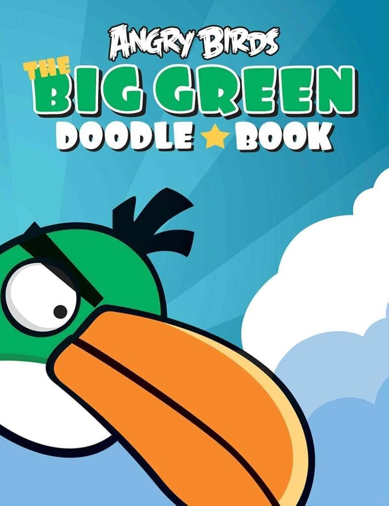 Angry Birds Big Green Doodle Book Softcover