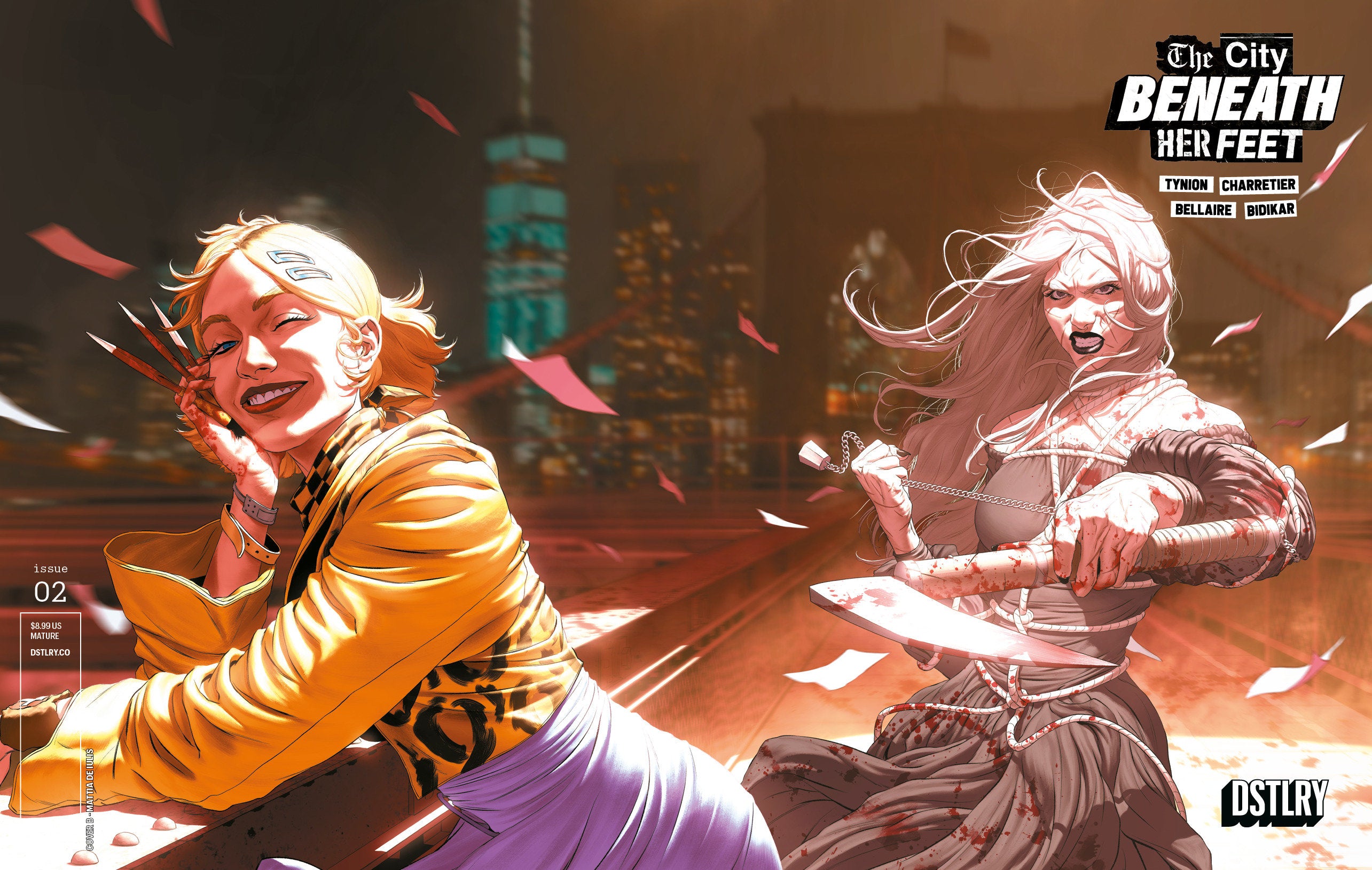 The City Beneath Her Feet #2 Cover B Mattia De Iulis Variant