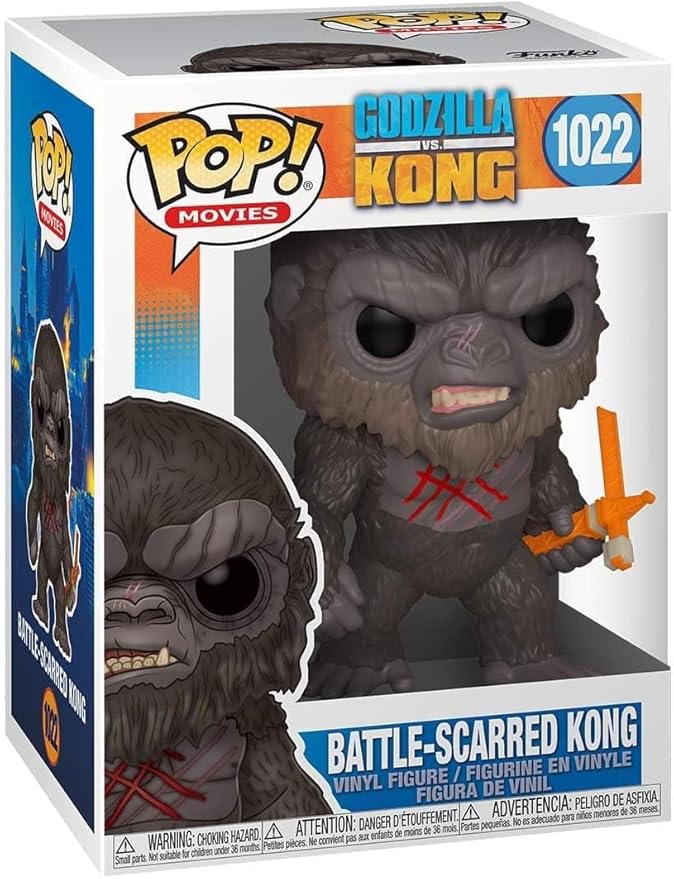 Pop! Movies: Godzilla vs Kong Battle-Scarred Kong Vinyl Figure