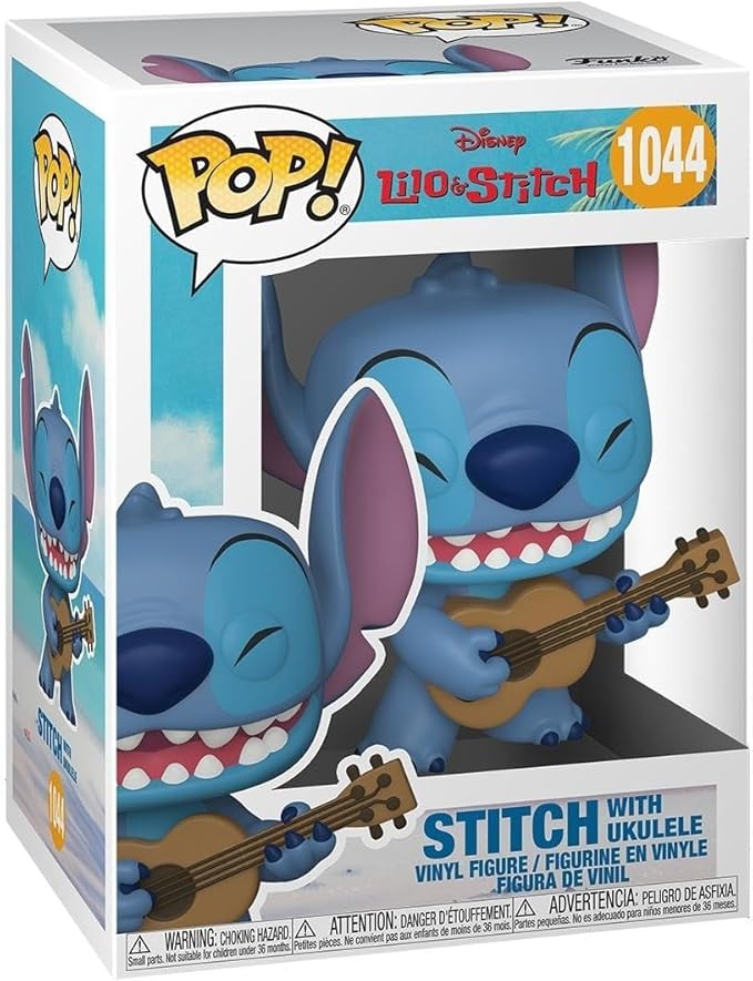 Pop! Disney Lilo & Stitch Stitch with Ukulele Vinyl Figure