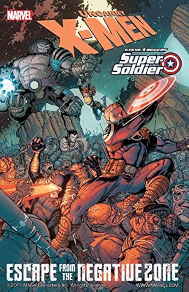 X-Men Steve Rogers Hardcover Escape From Negative Zone