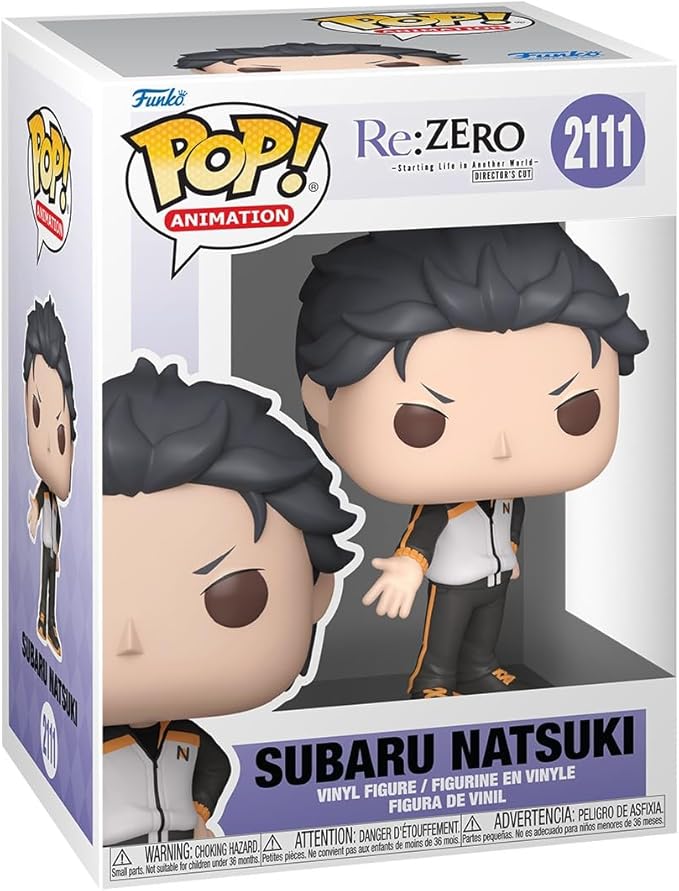 Pop! Animation: Re:ZERO – Starting Life in Another World Subaru Natsuki Vinyl Figure