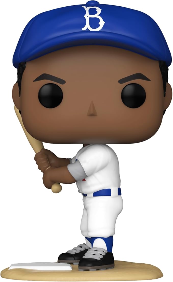 Pop! Sports Legends: MLB  Los Angeles Dodgers Jackie Robinson Vinyl Figure