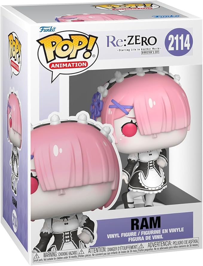 Pop! Animation: Re:ZERO – Starting Life in Another World Ram Vinyl Figure
