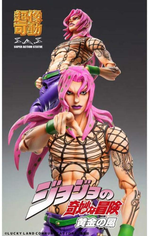 Medicos Super Action Statue: Jojo's Bizarre Adventure Diavolo Action Figure