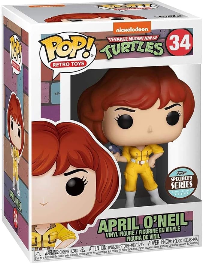 Pop! Retro Toys: Teenage Mutant Ninja Turtles April O'Neil (Funko Specialty Series) Vinyl Figure