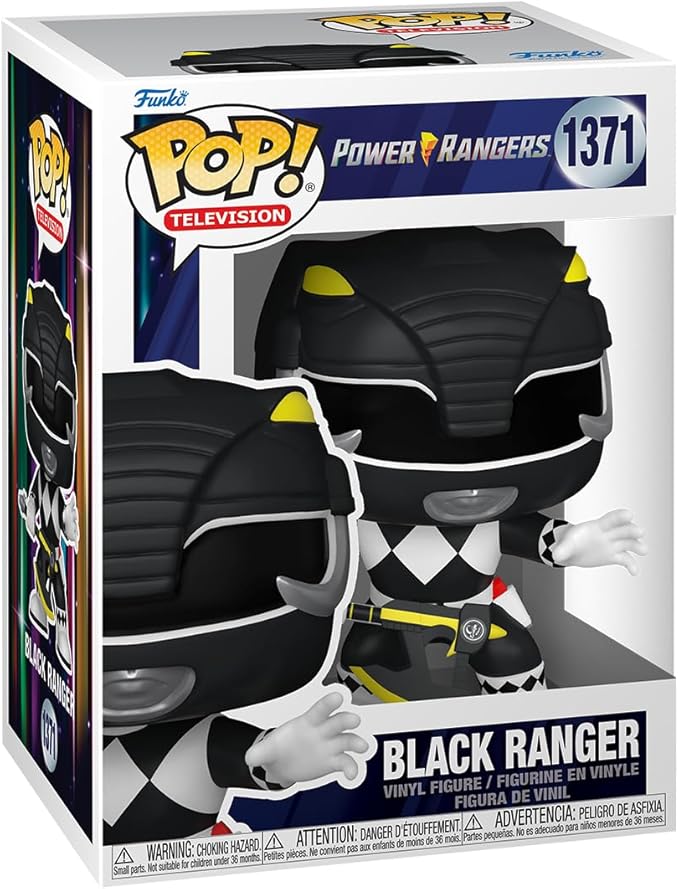 Pop! TV: Mighty Morphin Power Rangers 30th Anniversary Black Ranger Vinyl Figure