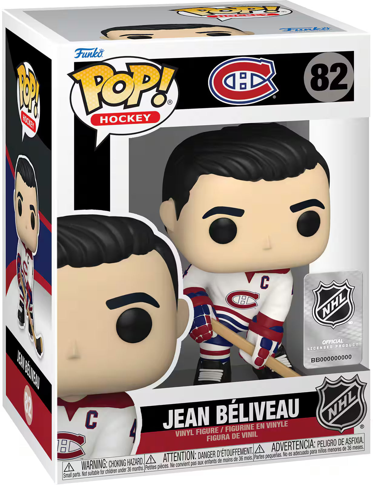 Pop! Hockey: NHL Legends Canadiens Jean Beliveau Vinyl Figure
