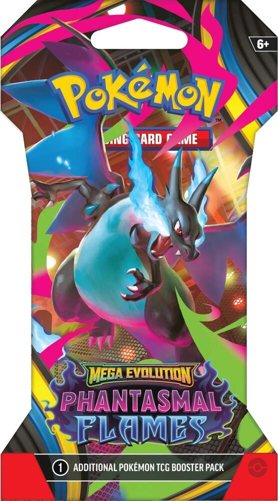 Pokemon - Mega Evolution - Phantasmal Flames - sleeved booster pack