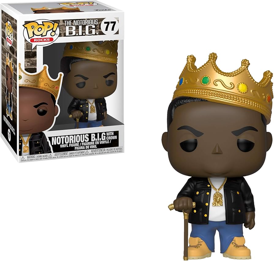 Pop Rocks Notorious Big W/Crown Vinyl Figure