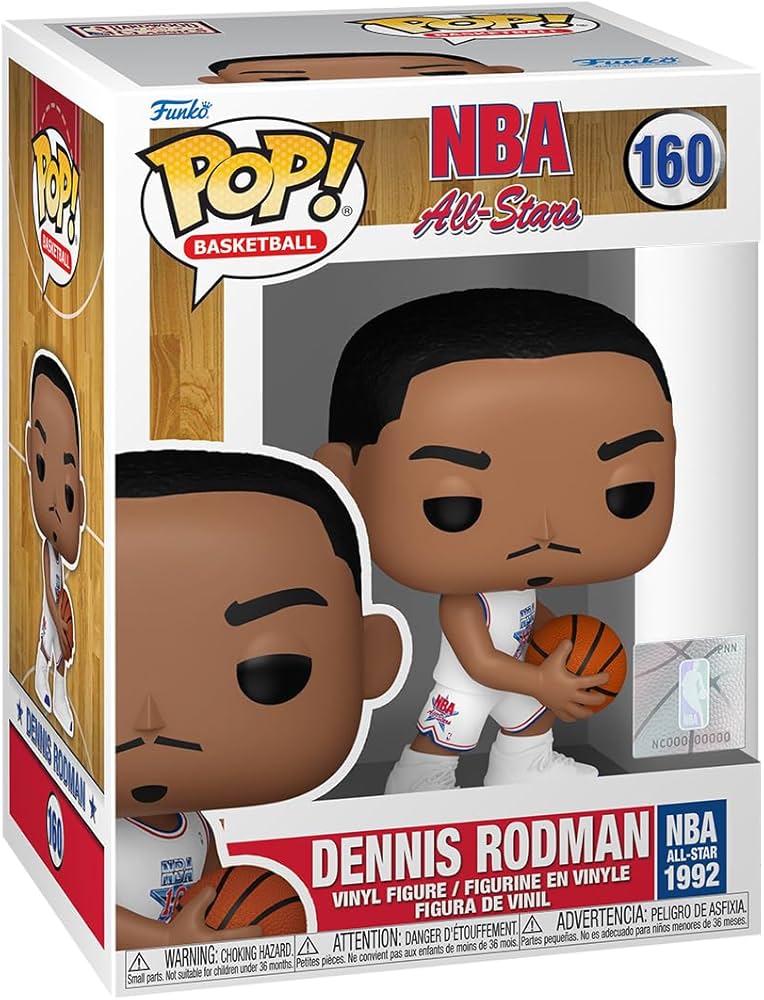 Pop! Basketball: NBA Legends Dennis Rodman (All-Stars 1992) Vinyl Figure