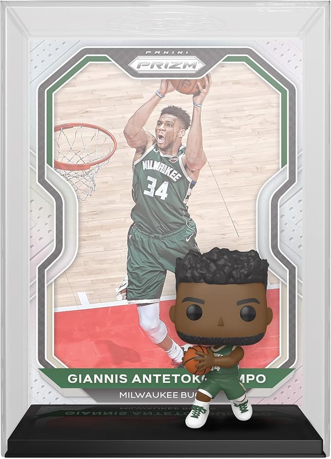 Pop! Trading Cards: NBA Milwaukee Bucks Giannis Antetokounmpo Vinyl Figure