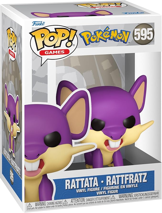 Pop! Games: Pokemon Rattata Vinyl Figure