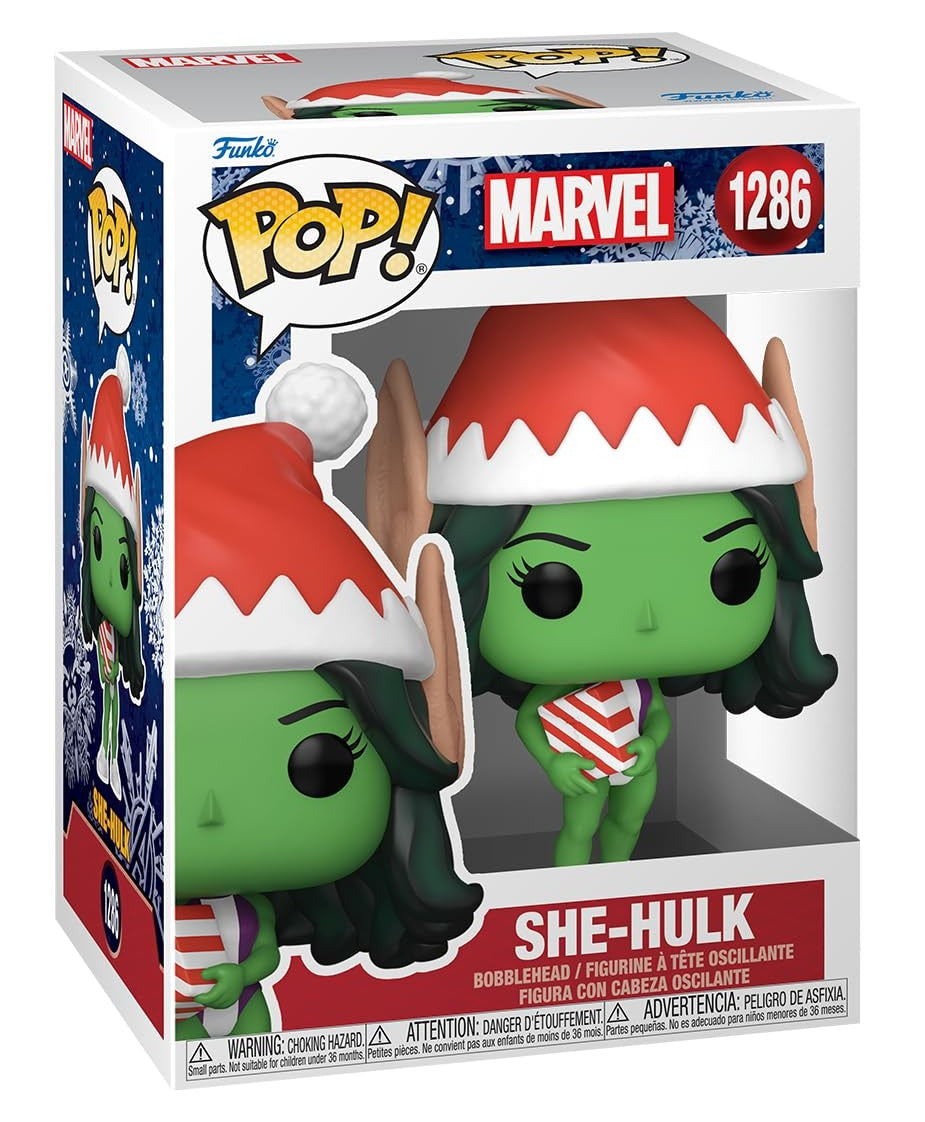Pop! Marvel Holiday She-Hulk Vinyl Figure