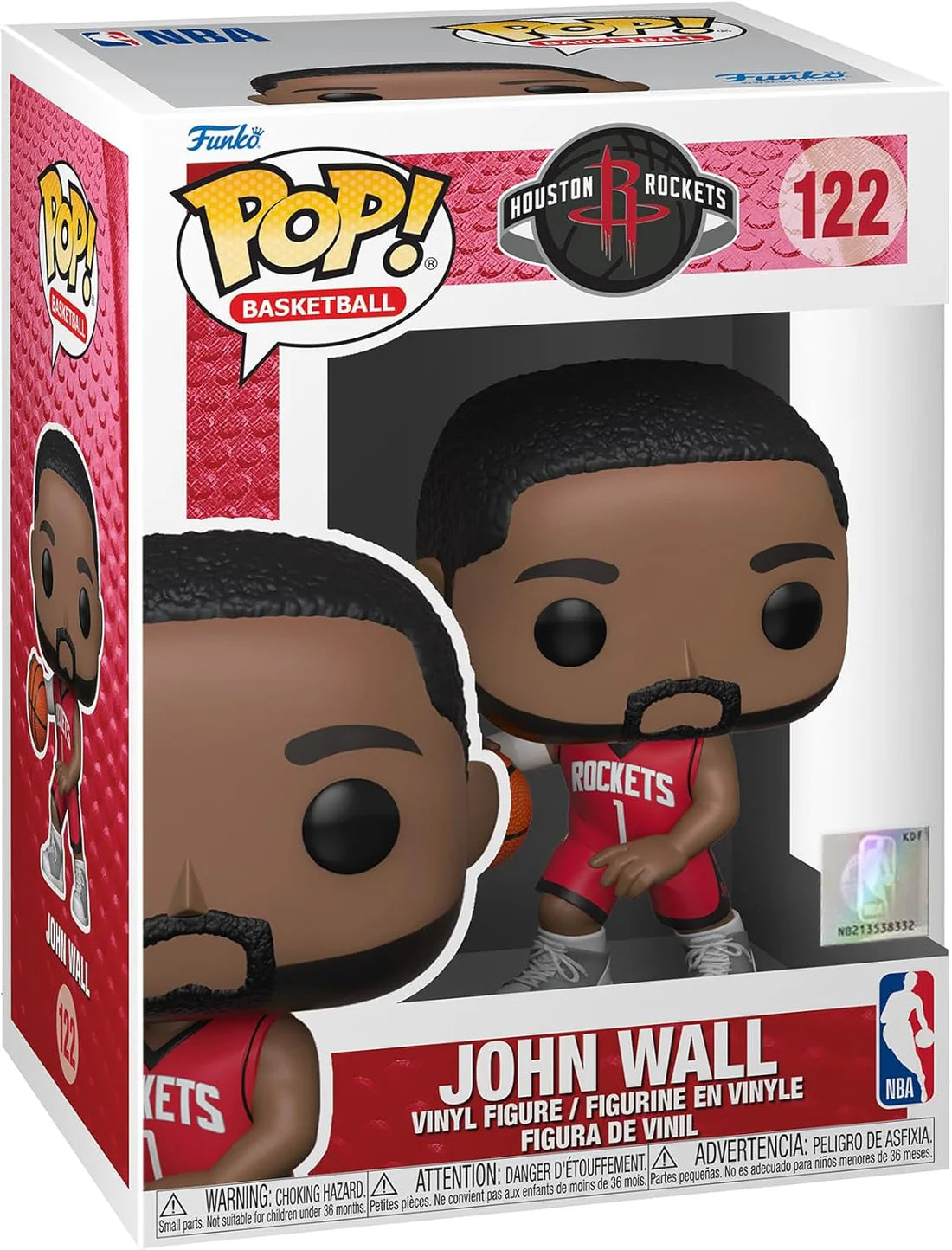 Pop! Basketball: NBA Houston Rockets John Wall Vinyl Figure