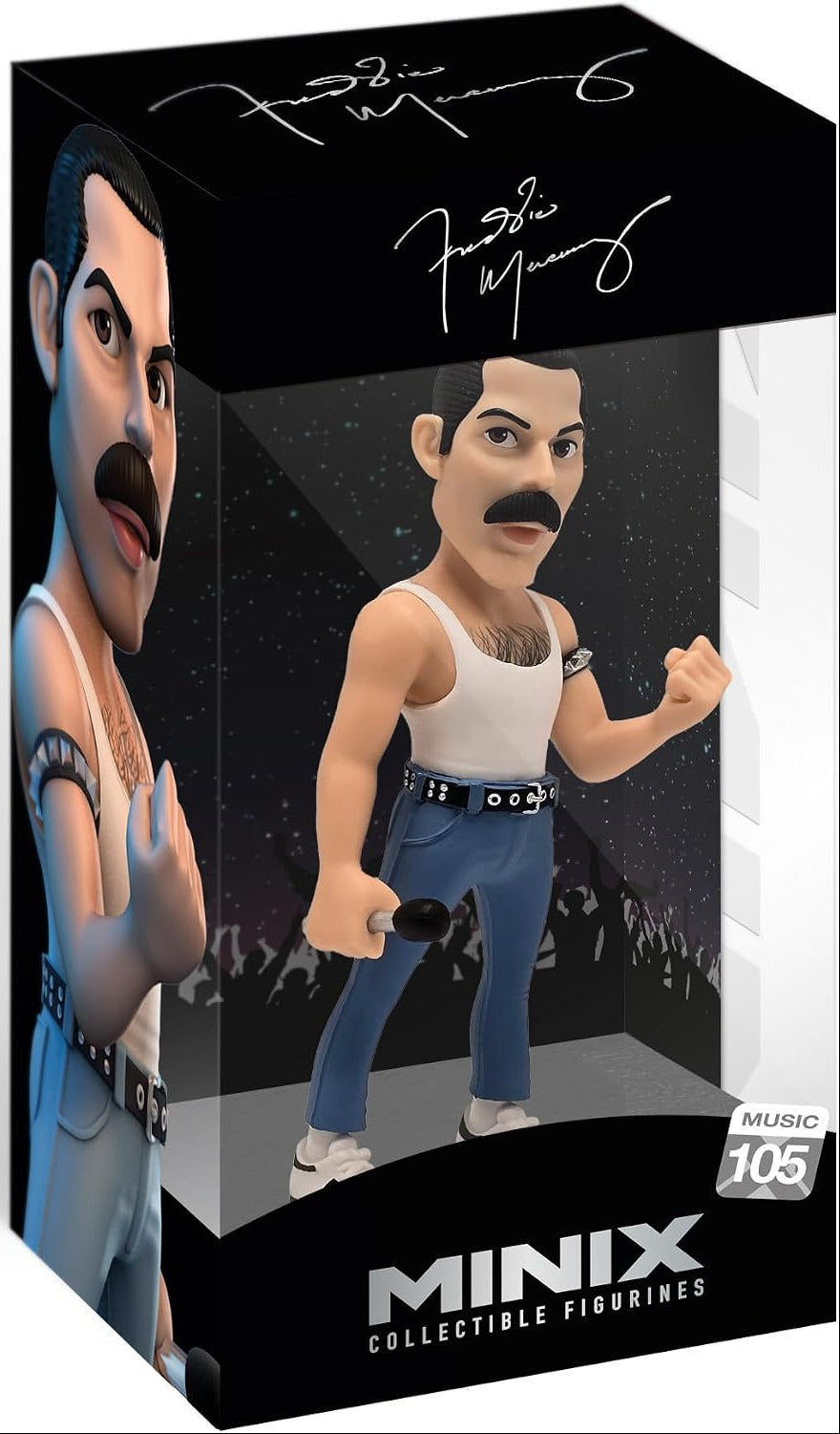 Minix Music: Freddie Mercury (Queen) Collectible Figurine