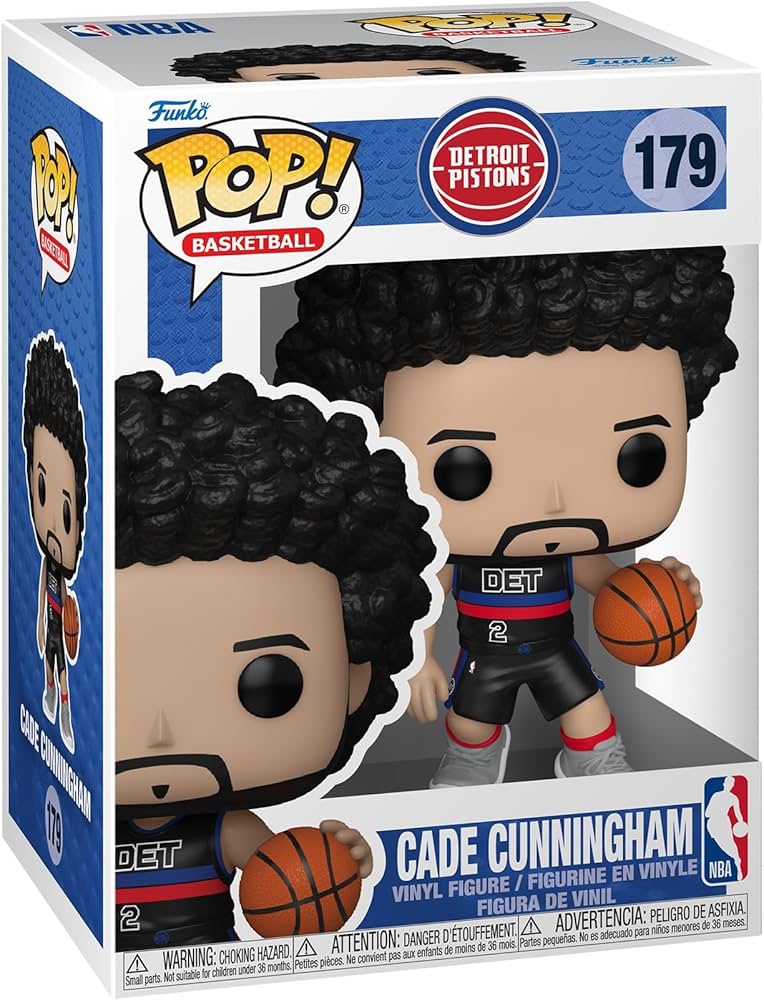 Pop! Basketball: NBA Detroit Pistons Cade Cunningham Vinyl Figure