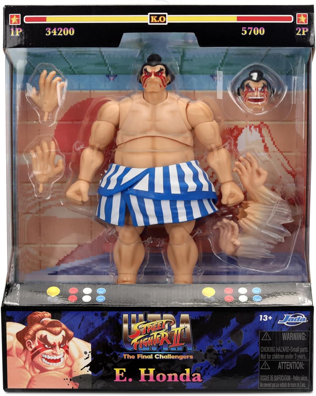 Street Fighter II E. Honda 6in Deluxe Action Figure