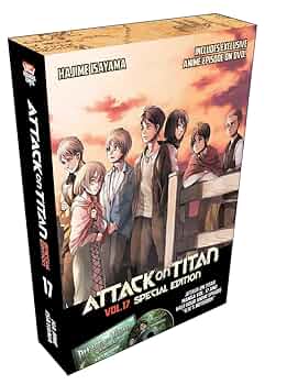 Attack On Titan Manga Volume 17 Special Edition With Dvd